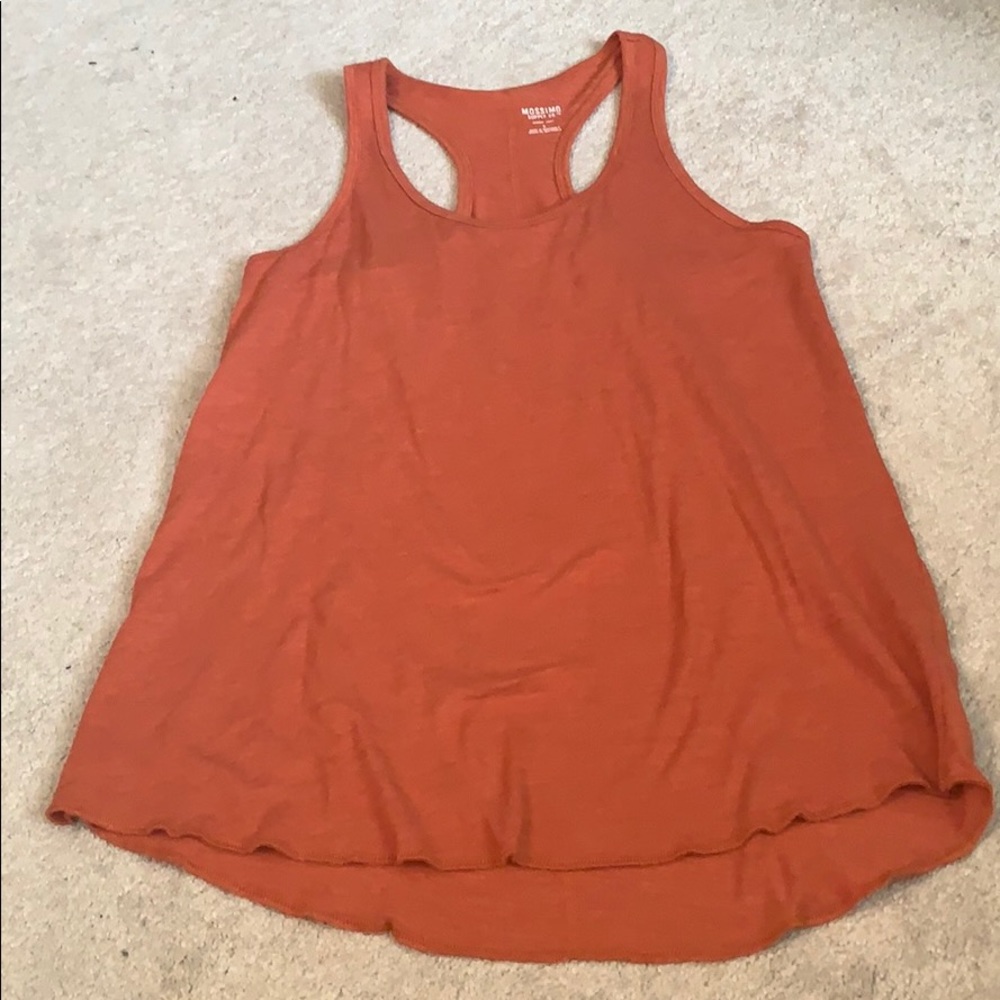 NWOT orange tank top - size small